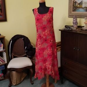 Long summer sleeveless dress